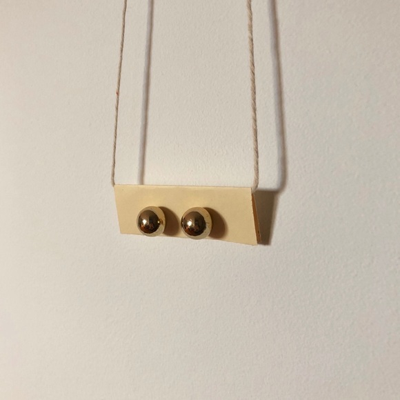 Jewelry - Vintage Gold Ball Stud Earrings